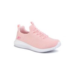 Skechers 8730024 PNK. Różowe buty sportowe damskie Skechers, bez wzorów, z materiału, sportowe. Za 199,99 zł.