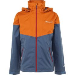 Columbia INNER LIMITS JACKET Kurtka hardshell dark blue/orange. Niebieskie kurtki sportowe męskie Columbia, m, z hardshellu. Za 399,00 zł.