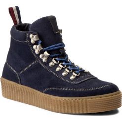 Botki męskie: Kozaki TOMMY HILFIGER - DENIM Kenneth 2B FM0FM00819 Ink 006