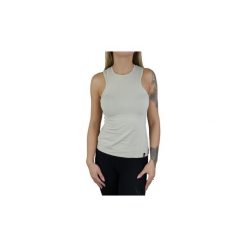 Topy na ramiączkach / T-shirty bez rękawów Gymhero Tank TOP-NUDE. Szare bluzki damskie marki Gymhero, bez wzorów, bez kołnierzyka, bez rękawów. Za 99,99 zł.