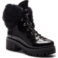Trapery LOVE MOSCHINO - JA24196H06JE0000 Nero. Czarne buty zimowe damskie Love Moschino, z materiału. Za 1349,00 zł.