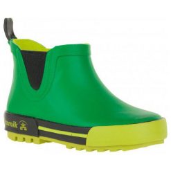 Kamik Kalosze Rainplaylo Green/Vert 30. Zielone kalosze chłopięce marki Kamik. W wyprzedaży za 99,00 zł.