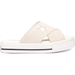 Converse One Star Kapcie Biały. Białe kapcie damskie Converse, ze skóry. Za 188,95 zł.