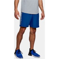 Under Armour Spodenki męskie Woven Graphic Wordmark Short niebieskie r. M (1320203-400). Niebieskie spodenki sportowe męskie Under Armour, sportowe. Za 87,41 zł.