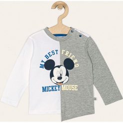Blukids - Longsleeve dziecięcy 74-98 cm. Białe t-shirty chłopięce Blukids, z nadrukiem, z bawełny, z długim rękawem. W wyprzedaży za 49,90 zł.