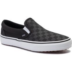 Tenisówki VANS - Classic Slip-On U VN0A3MUDV7X1 (Made Frthmkrs) Bkchkrbrd. Czarne trampki męskie Vans, bez wzorów, z gumy, sportowe, bez zapięcia. W wyprzedaży za 219,00 zł.