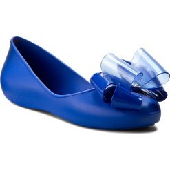 Baleriny ZAXY - Link Ballerina Fem 82038 Blue 90061. Niebieskie baleriny damskie Zaxy, bez wzorów, z tworzywa sztucznego, klasyczne, bez obcasa. W wyprzedaży za 119,00 zł.