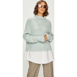 Answear - Sweter. Zielone golfy damskie ANSWEAR, s, bez wzorów, z elastanu, bez rękawów. W wyprzedaży za 69,90 zł.