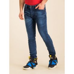 Jeansy Slim Fit Diesel Tepphar-X 00SWID 0095N. Niebieskie jeansy męskie Diesel, m, bez wzorów, z elastanu. Za 699,00 zł.