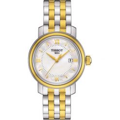 PROMOCJA ZEGAREK TISSOT T- CLASSIC T097.010.22.118.00. Szare zegarki damskie TISSOT, złote. W wyprzedaży za 1628,01 zł.