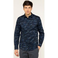 Koszula Armani Exchange 6GZCG4 ZNEAZ 9526. Niebieskie koszule męskie Armani Exchange, s, bez wzorów, z elastanu, casualowe, bez kołnierzyka, bez rękawów. W wyprzedaży za 199,00 zł.