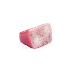 InspiRING Druza Agatu Róż rozmiar 20. Różowe pierścionki damskie Brazi druse jewelry, z agatem. Za 270,00 zł.