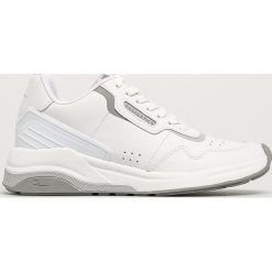 Tamaris - Buty skórzane. Białe buty sportowe damskie Tamaris, ze skóry. Za 359,90 zł.