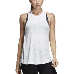 ADIDAS BADGE OF SPORT TANK > DV2510. Bluzki sportowe damskie Adidas, xs, z aplikacjami, z bawełny, bez kołnierzyka, z długim rękawem, długie, bez kaptura, climalite (adidas). W wyprzedaży za 59,99 zł.