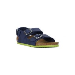 Sandały Birkenstock MILANO DESERT SOLL BLUE. Niebieskie sandały damskie Birkenstock. Za 255,15 zł.