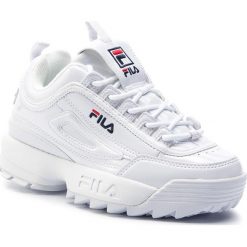 Sneakersy FILA - Disruptor M Low Wmn 1010608.1FG White. Białe sneakersy damskie Fila, ze skóry ekologicznej. Za 519,00 zł.