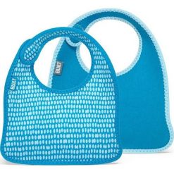 Śliniaki dla dzieci Mess Mate 2 szt. Dots Blue. Niebieskie śliniaki Built, bez wzorów, z neoprenu, eleganckie. Za 24,00 zł.