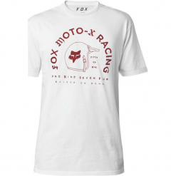 FOX T-Shirt Męski Fifty Premium L Biały. Białe t-shirty męskie z nadrukiem marki FOX, m. Za 117,00 zł.