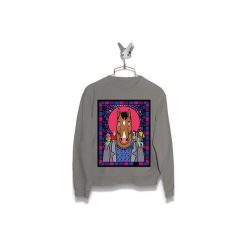 Bluza BoJack Witraż Damska. Szare bluzy damskie Failfake, xs, bez wzorów, bez rękawów, bez kaptura. Za 160,00 zł.