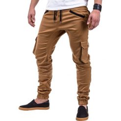 Joggery męskie: SPODNIE MĘSKIE JOGGERY P388 – RUDE