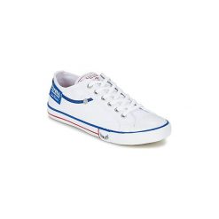 Buty Dziecko Kaporal ICARIO. Białe trampki chłopięce marki Kaporal, bez wzorów, bez zapięcia. Za 175,20 zł.