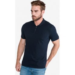 Calvin Klein Paul Polo Koszulka Niebieski. Niebieskie podkoszulki męskie Calvin Klein, l, bez wzorów, z bawełny, bez rękawów. Za 300,95 zł.