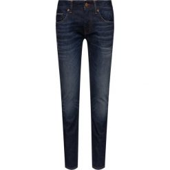 Jeansy Slim Fit TOMMY HILFIGER Distressed MW0MW11729. Niebieskie jeansy męskie TOMMY HILFIGER, m, bez wzorów, z elastanu. W wyprzedaży za 299,00 zł.