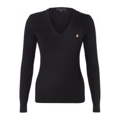Sir Raymond Tailor Sweter Damski Gullane S Czarny. Czarne swetry klasyczne damskie Sir Raymond Tailor, s, z dzianiny. W wyprzedaży za 149,00 zł.