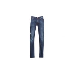 Jeansy slim fit Teddy Smith REEPLE ROCK. Niebieskie jeansy męskie marki Teddy Smith, m, bez wzorów, rockowe. Za 399,00 zł.
