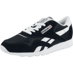 Reebok CL Nylon Buty sportowe czarny/biały. Czarne buty sportowe damskie marki Reebok, ze skóry, Reebok Nylon. Za 199,90 zł.