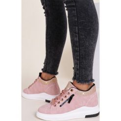 Różowe Sneakersy Alina. Różowe sneakersy damskie Renee. Za 89,99 zł.