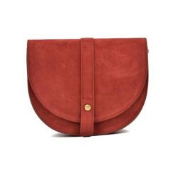 Torebka w kolorze czerwonym - (S)22 x (W)18,5 x (G)6 cm. Czerwone torebki klasyczne damskie Bestsellers bags, w paski, z materiału. W wyprzedaży za 199,95 zł.