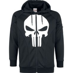 Bluzy męskie: The Punisher Skull Logo Bluza dresowa czarny