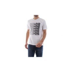 T-shirty z krótkim rękawem Converse 10017533 CREW REPEA. Białe t-shirty męskie Converse, s, bez wzorów, bez kołnierzyka, krótkie. Za 140,53 zł.