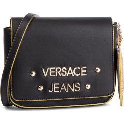 Torebka VERSACE JEANS - E1VTBB21 71111 899. Czarne listonoszki damskie Versace Jeans, na imprezę, bez wzorów, z jeansu, bez dodatków. W wyprzedaży za 429,00 zł.