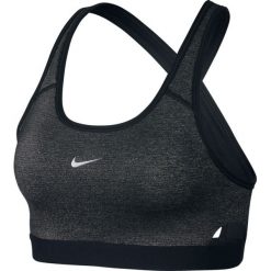 Stanik Sportowy Nike Classic Sparkle Medium-Support Sports Bra Czarny. Czarne biustonosze sportowe damskie Nike, bez wzorów, z materiału, do biegania, dri-fit (nike). Za 79,99 zł.