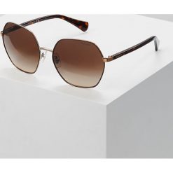 RALPH Ralph Lauren Okulary przeciwsłoneczne gradient brown. Brązowe okulary przeciwsłoneczne damskie aviatory RALPH Ralph Lauren. Za 459,00 zł.