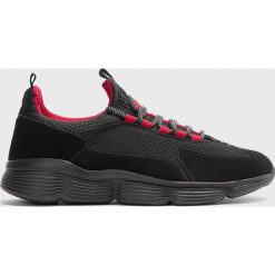 Kazar Studio - Buty. Czarne buty sportowe męskie Kazar Studio, ze skóry, na sznurówki. W wyprzedaży za 249,90 zł.