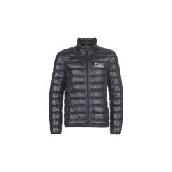 Kurtki pikowane Emporio Armani EA7 JAFOUKARO. Czarne kurtki męskie marki Emporio Armani EA7, s, bez wzorów, bez kaptura. Za 619,70 zł.