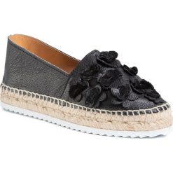 Espadryle QUAZI - QZ-56-04-000498 601. Czarne espadryle damskie QUAZI, na co dzień, bez wzorów, ze skóry, bez obcasa, na płaskiej podeszwie, bez zapięcia. Za 319,00 zł.