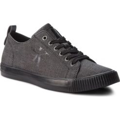 Tenisówki CALVIN KLEIN JEANS - Arnold S1483 Black/Black. Czarne półbuty męskie Calvin Klein Jeans, bez wzorów, z jeansu, bez zapięcia. W wyprzedaży za 249,00 zł.