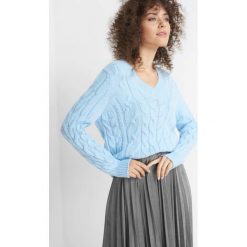 Sweter z warkoczami. Różowe bez kategorii Orsay, xs, z poliesteru. Za 99,99 zł.