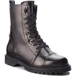 Trapery BRONX - 47008-M BX 829 Black 1. Czarne buty zimowe damskie marki Bronx, z materiału. W wyprzedaży za 419,00 zł.