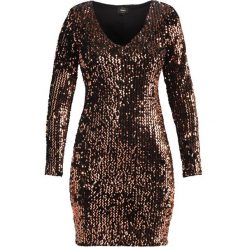 Sukienki hiszpanki: ONLY ONLCONFIDENCE Sukienka koktajlowa black/sequins copper