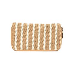Kopertówki damskie: Kopertówka w kolorze kremowo-beżowym – (S)20 x (W)11 x (G)3 cm