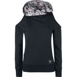 Bluzy rozpinane damskie: Black Premium by EMP I'm Broken Bluza z kapturem damska czarny