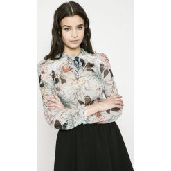 Morgan - Bluzka. Niebieskie bluzki damskie Morgan, bez wzorów, z poliesteru, casualowe, bez kołnierzyka, bez rękawów. W wyprzedaży za 159,90 zł.