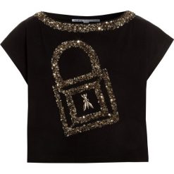 T-shirty chłopięce z nadrukiem: Patrizia Pepe Tshirt z nadrukiem black/grafic gold