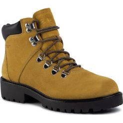 Trapery VAGABOND - Kenova 4457-040-06 Golden Oat. Żółte trapery damskie Vagabond, ze skóry, klasyczne, bez obcasa, bez zapięcia. W wyprzedaży za 429,00 zł.