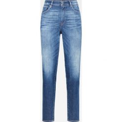 G-Star Raw - Jeansy 3301 High Straight. Niebieskie jeansy damskie G-Star RAW, z podwyższonym stanem. Za 559,90 zł.